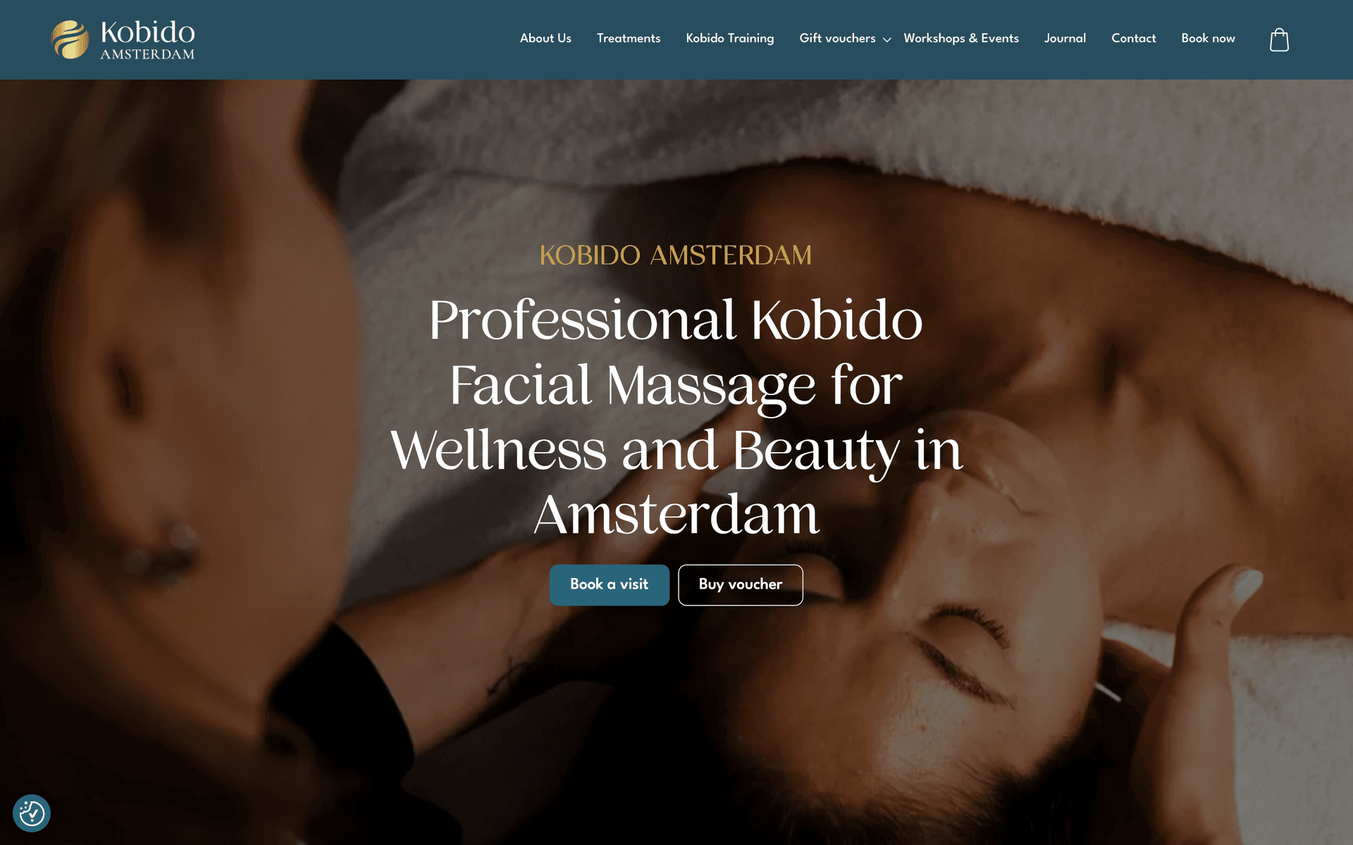 Kobido Amsterdam homepage
