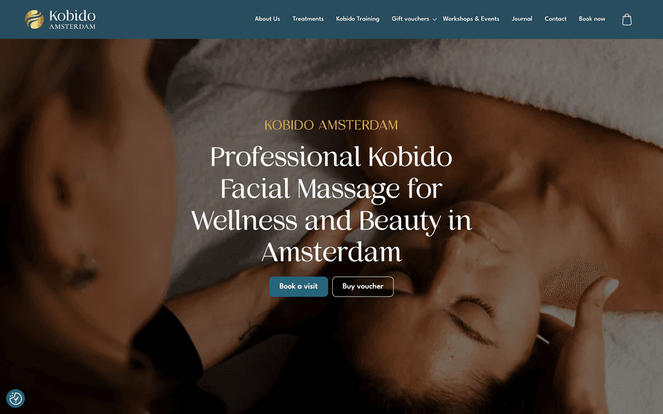 Kobido Amsterdam homepage
