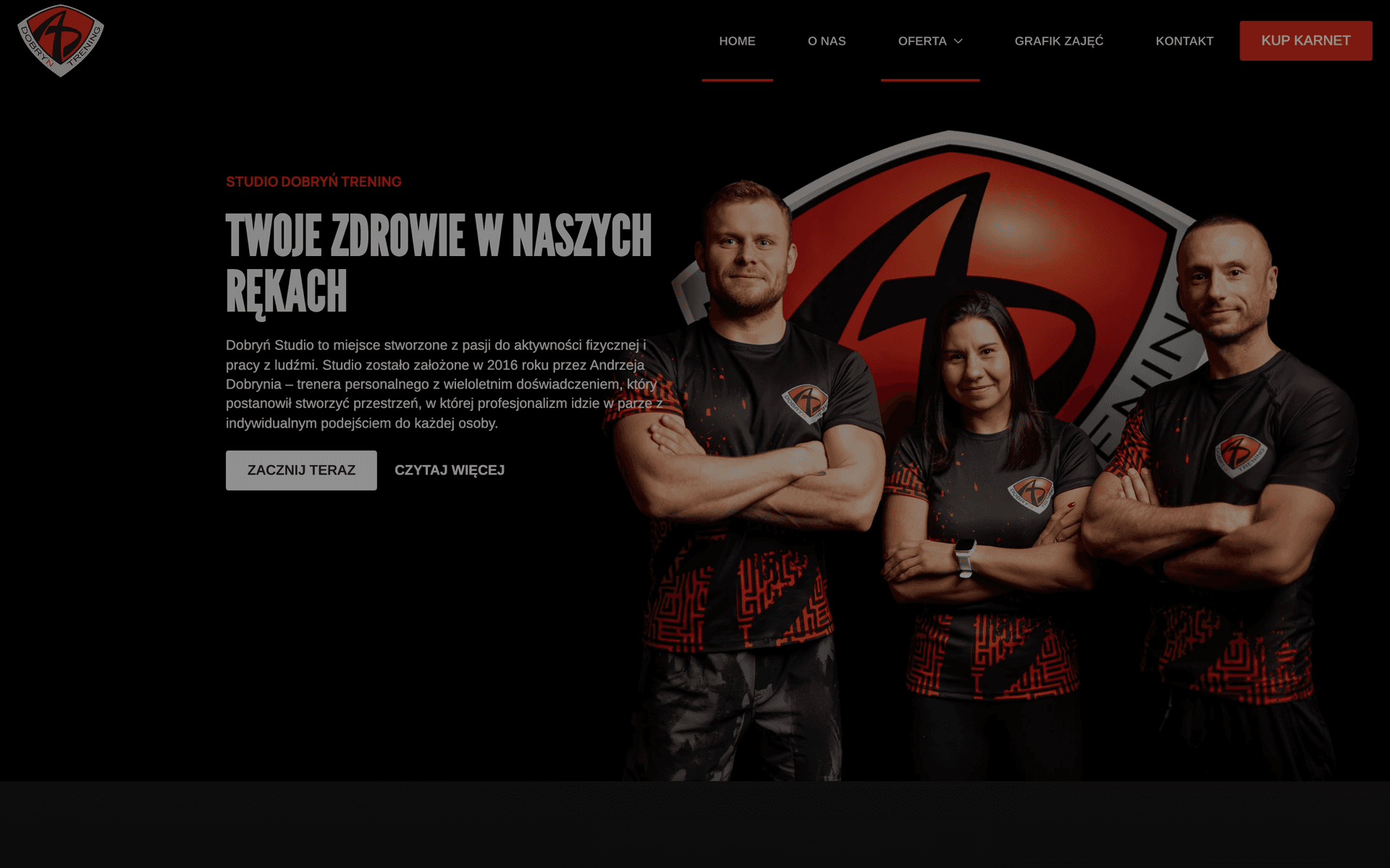 Dobryń Trening homepage