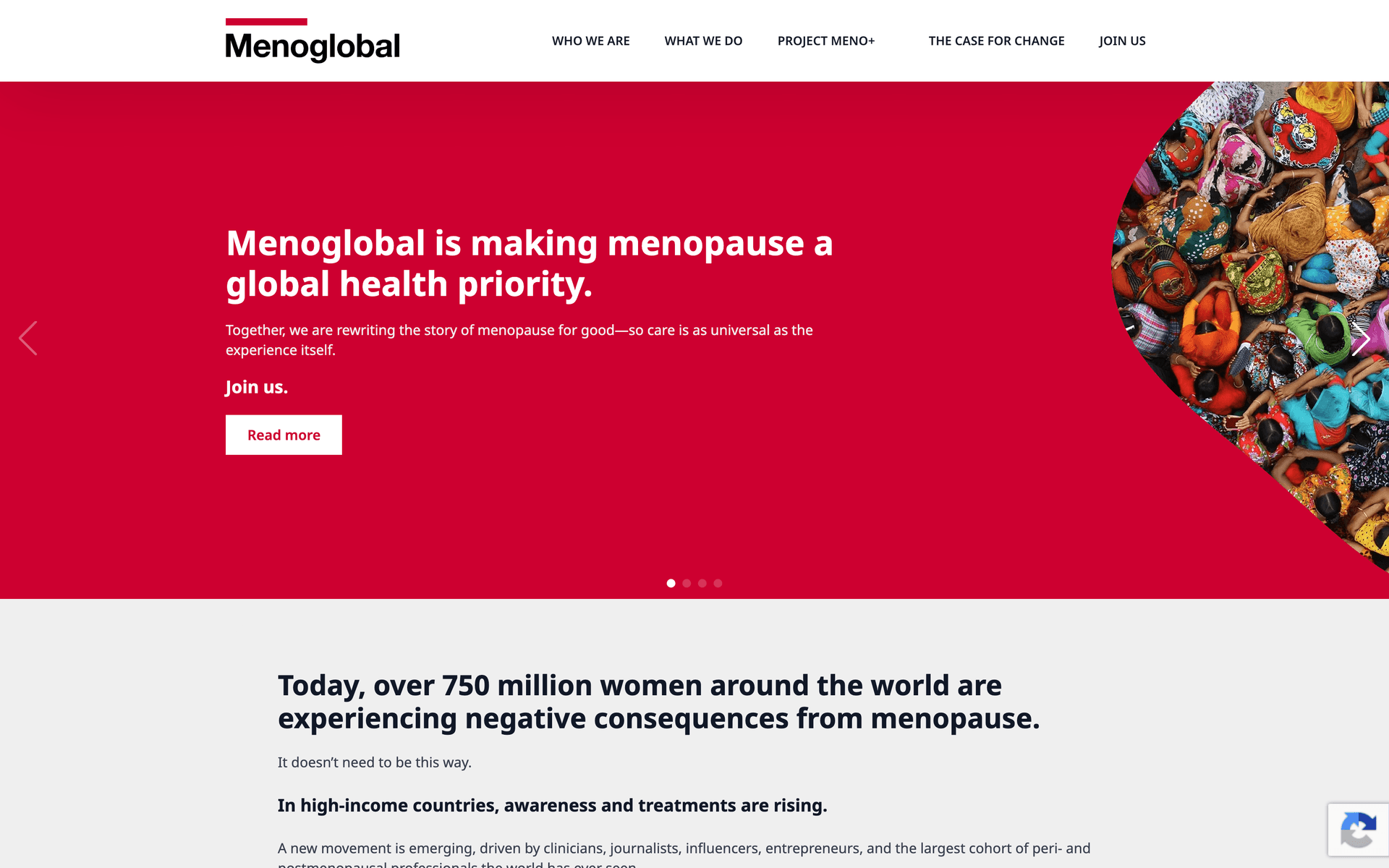 Menoglobal homepage